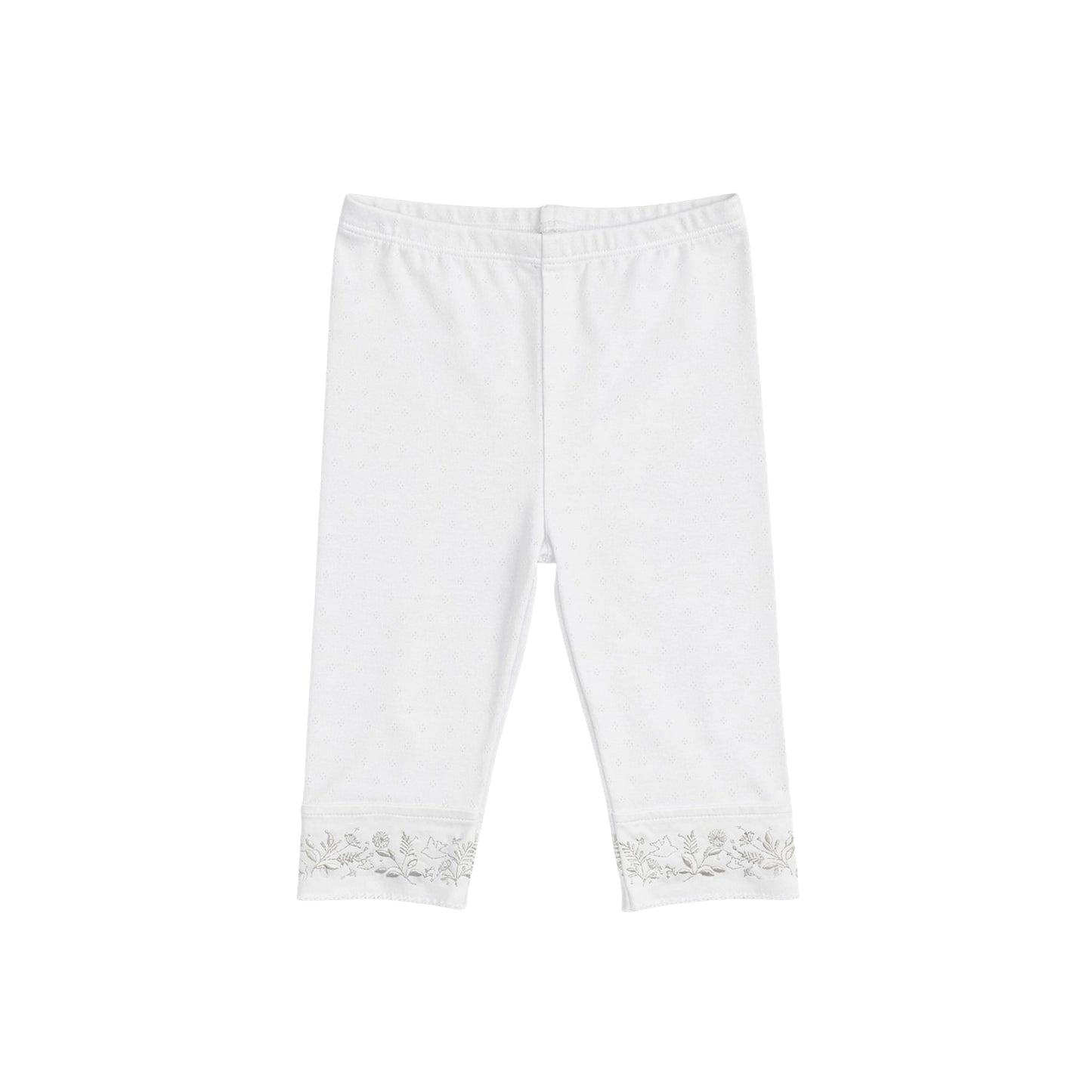 Maison Leopolda Maxime baby leggings in organic cotton — front view